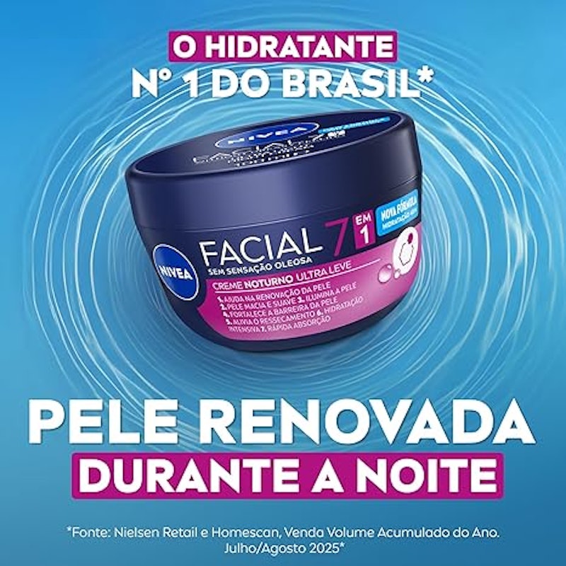 Nivea Creme Facial Noturno Ultraleve 7 em 1 3