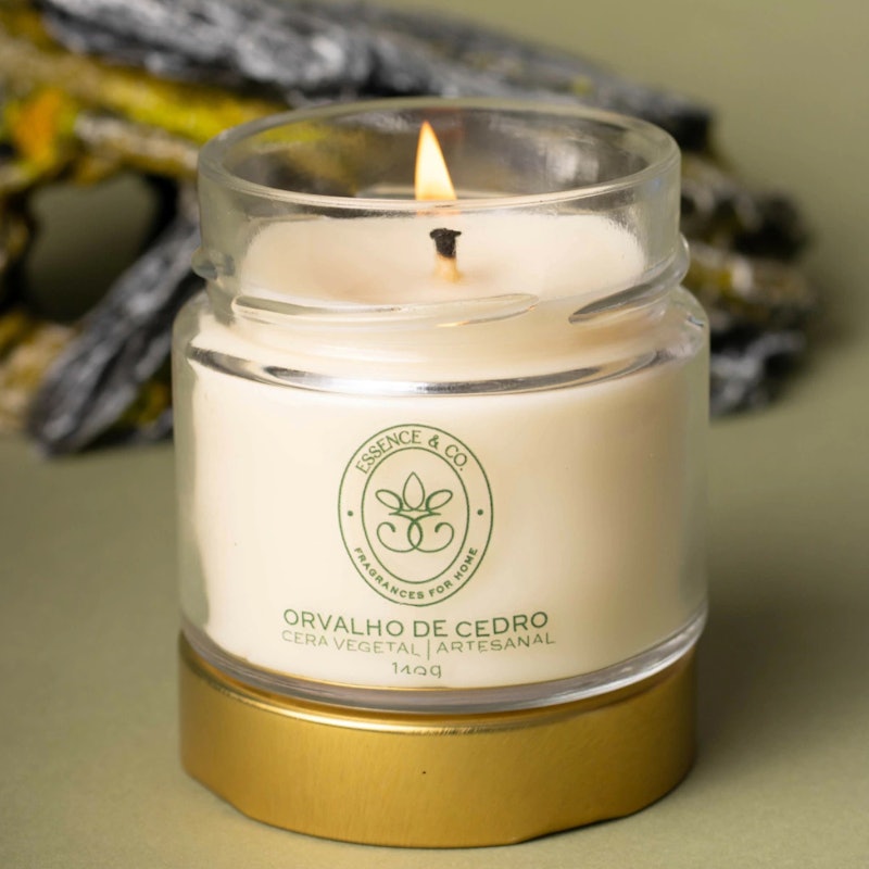 Vela Perfumada Orvalho De Cedro 140 g 2