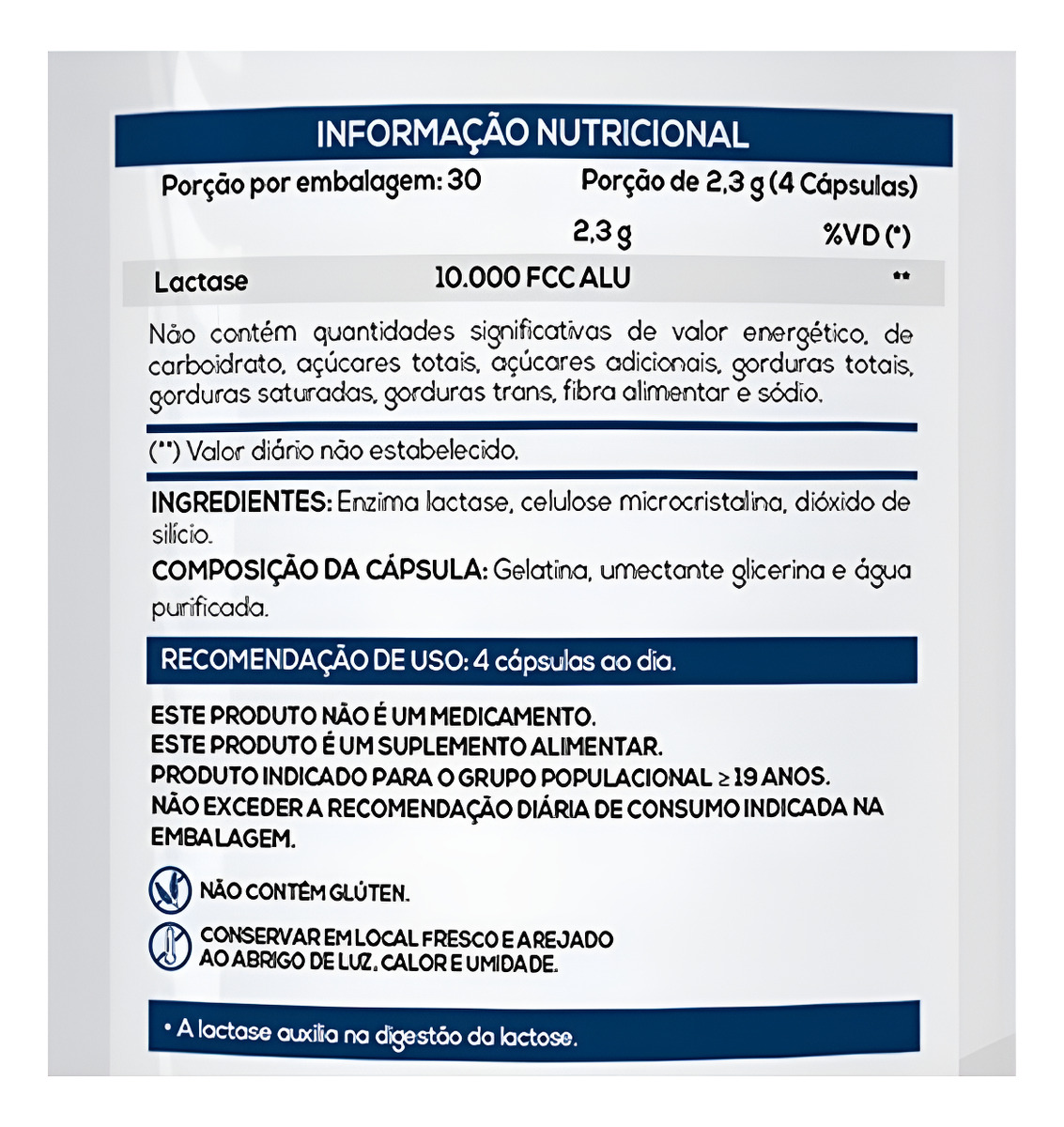 Enzima de Lactase 2