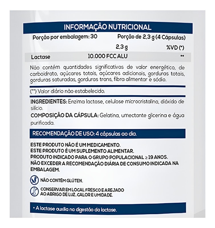 Enzima de Lactase 2