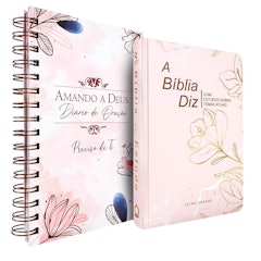 Kit Bíblia de Estudo Diz NAA Feminina + Diário de Oração Preciso de Ti