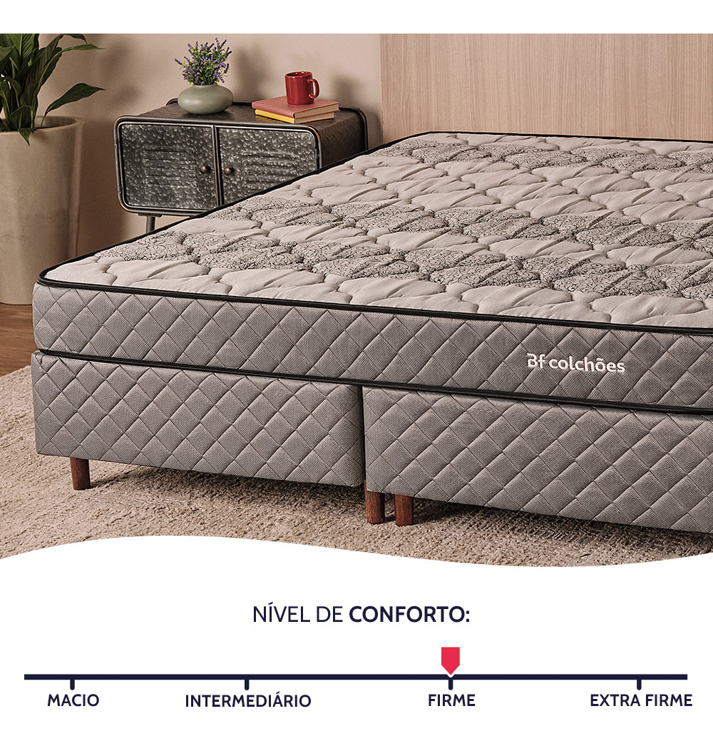 Colchão Solteiro Ortopédico Espuma D33 BF Colchões 3