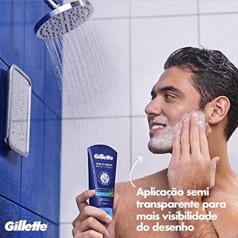 Creme de Barbear Gillette Rosto e Corpo 4