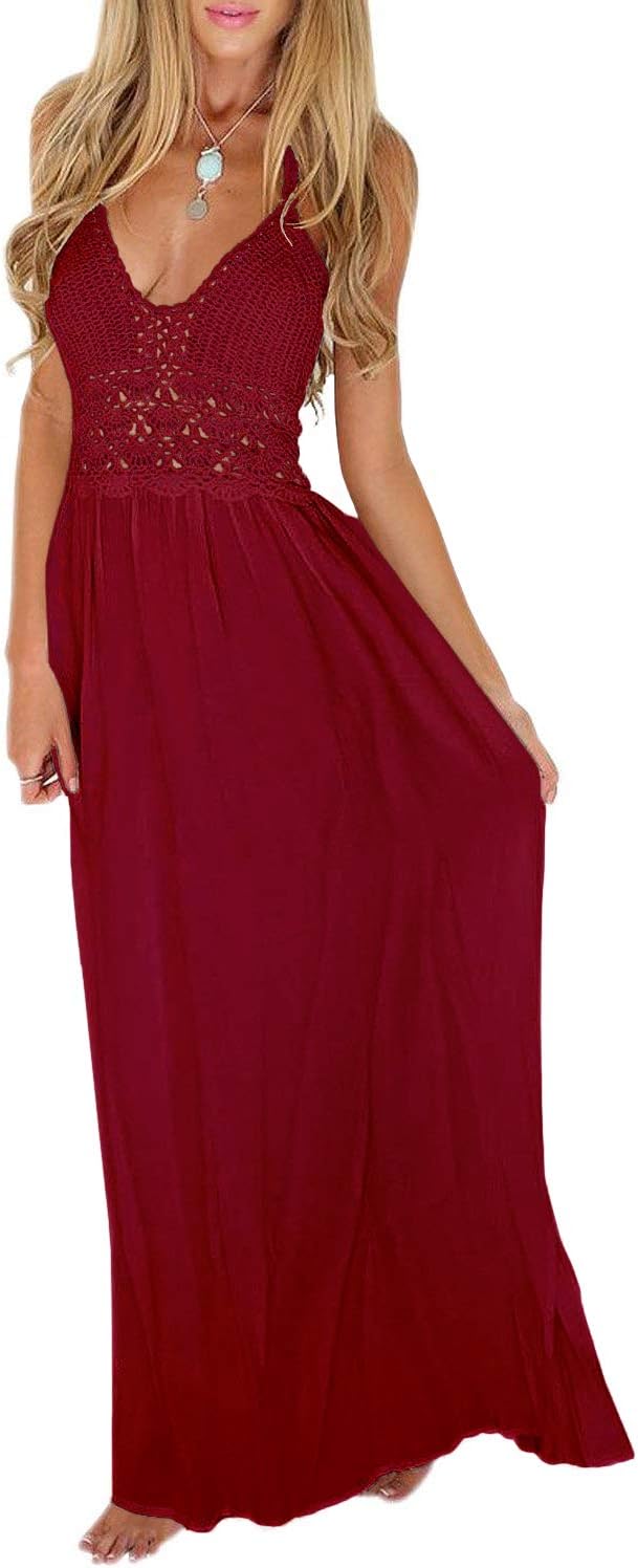 Vestido Longo Feminino de Crochê 1