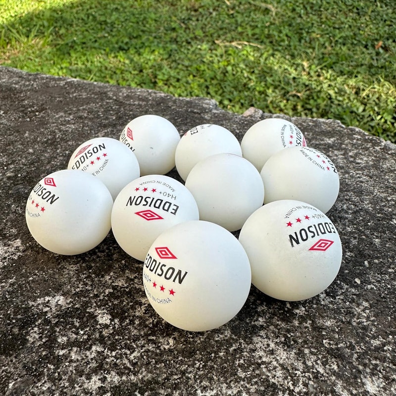 Kit 10 Bolinhas de Tênis de Mesa Ping Pong ABS 5