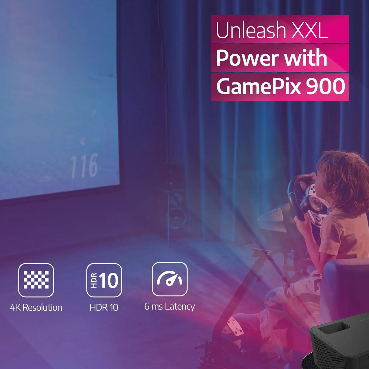 Projetor GamePix 900 4