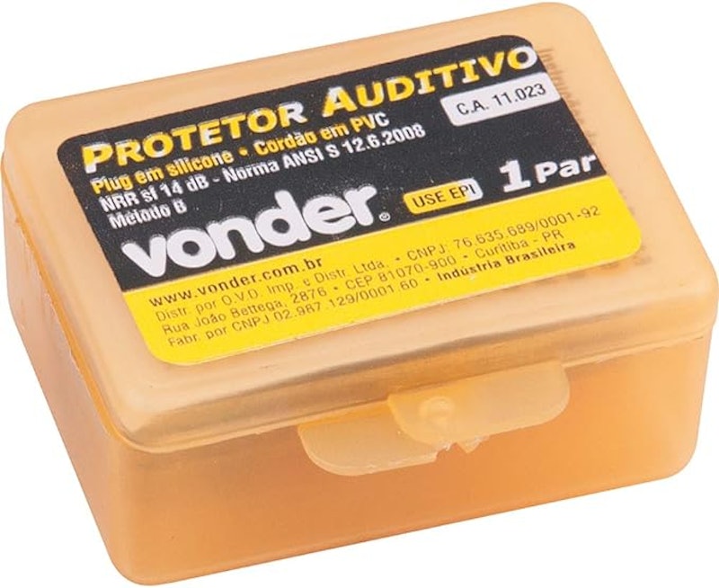 Protetor Auditivo Tipo Plug de Silicone 2