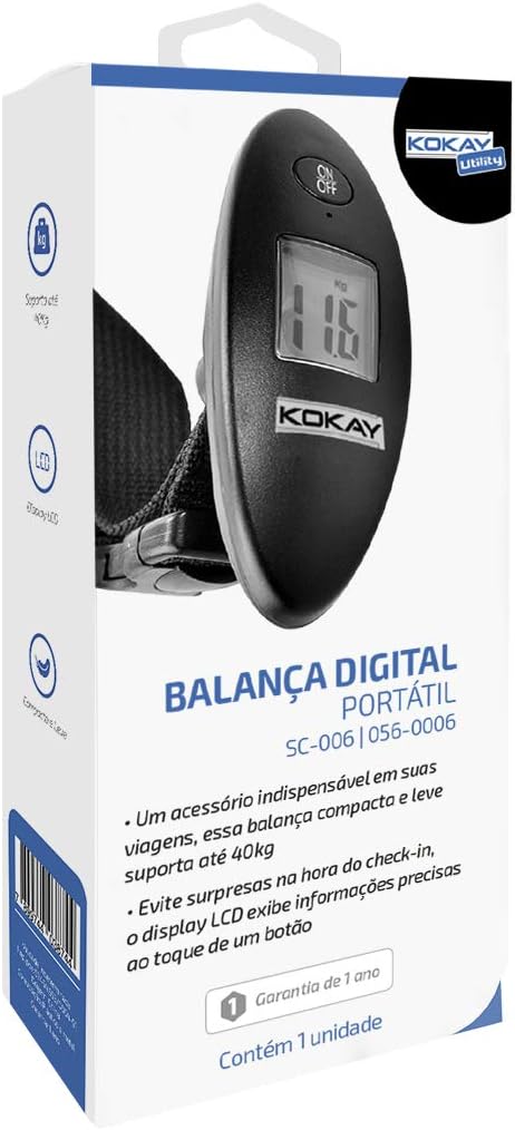 Balança Digital Portátil para Viagem 3