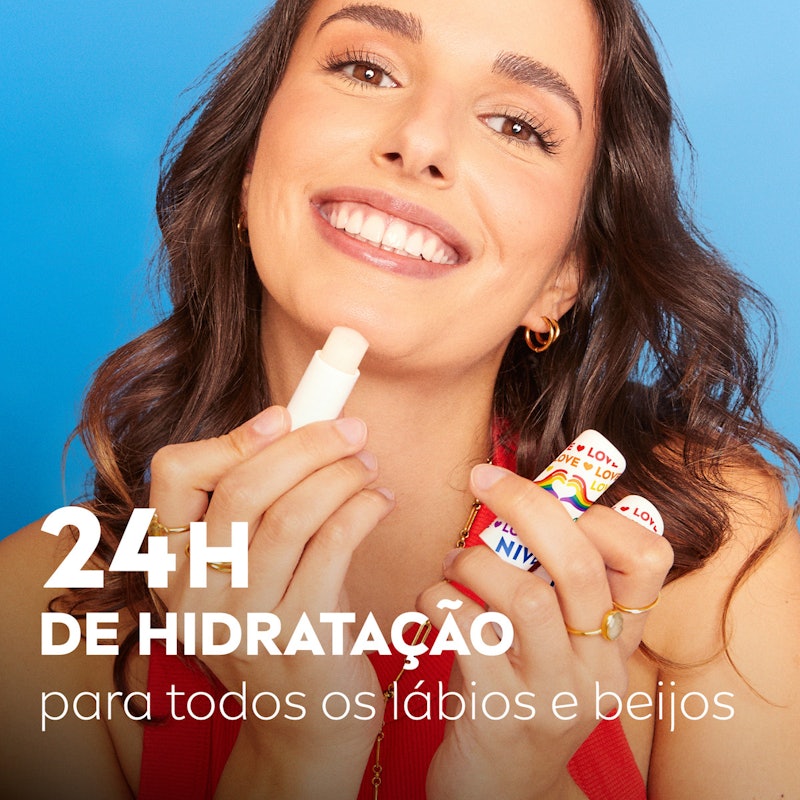NIVEA Hidratante Labial Original Care Orgulho 3