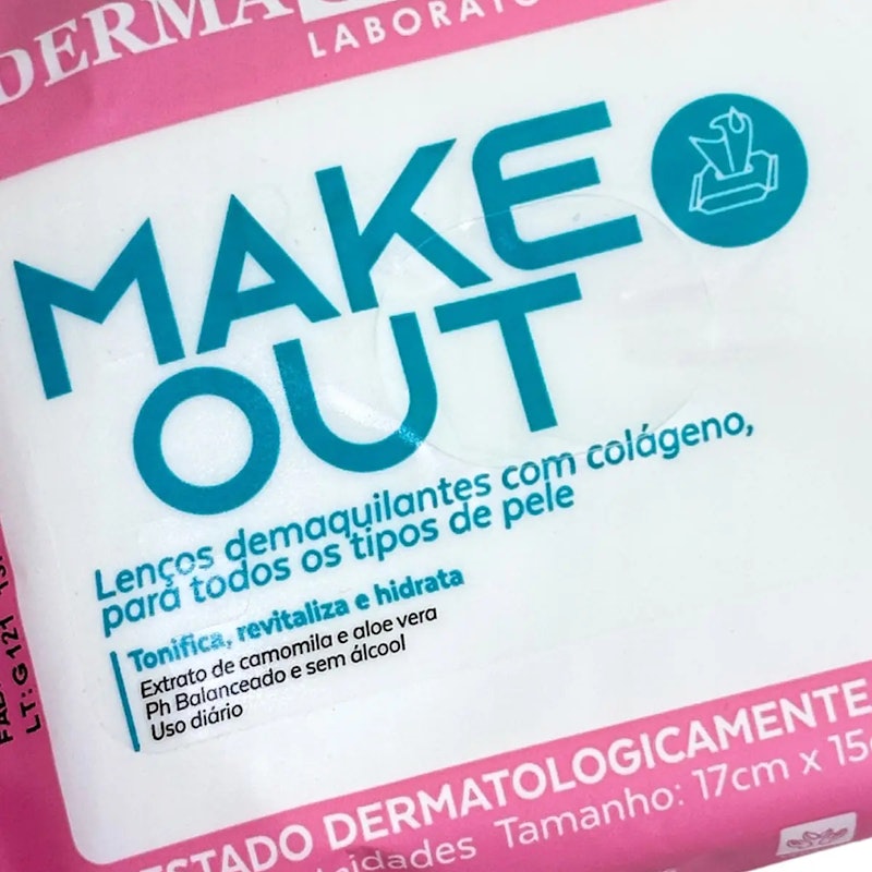 Lenço Demaquilante Make Out com Colágeno e Aloe Vera 2