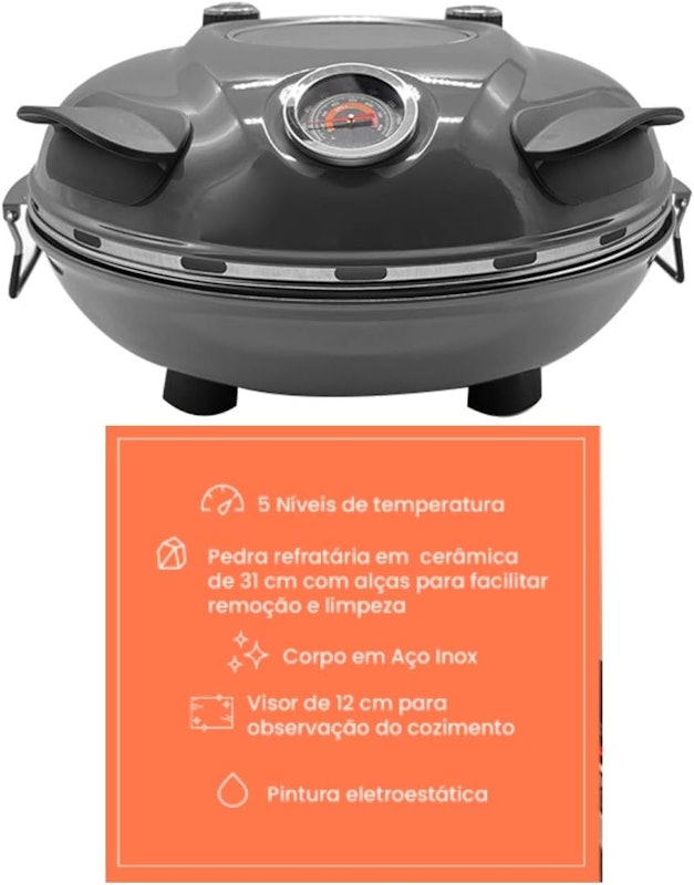 Forno de Pizza Elétrico Labravia 2