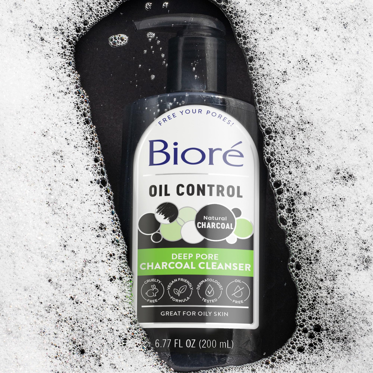 Sabonete Facial Bioré Charcoal Deep Pore Cleansing 4
