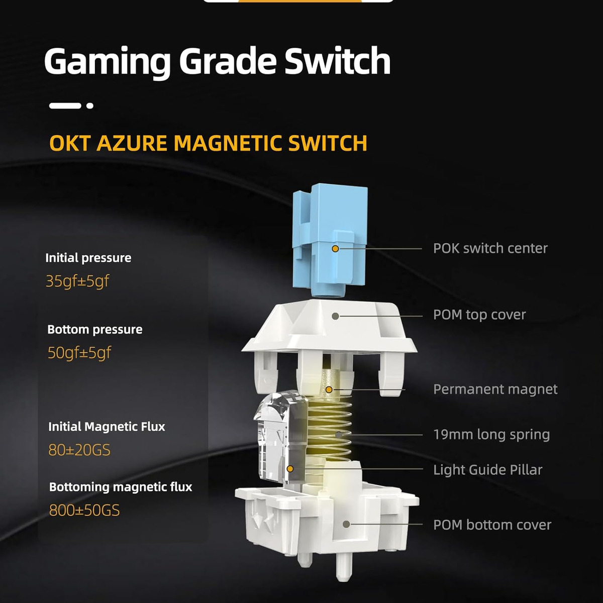 Irok MU68PRO Rapid Trigger Magnetic Switch Keyboard 4