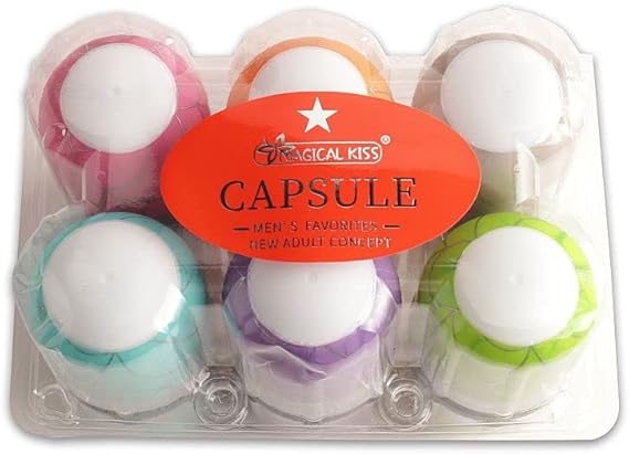 Kit com 06 Masturbadores Masculinos Egg Cápsula 3