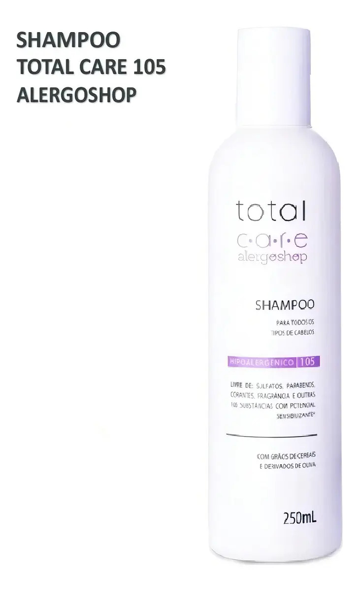 Shampoo Hidratante Hipoalêrgenico Total Care 2