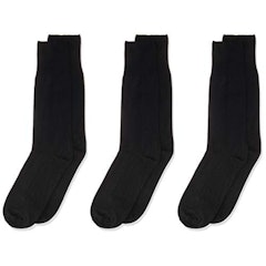 Kit com 3 Pares de Meia Adulto Cano Longo Social