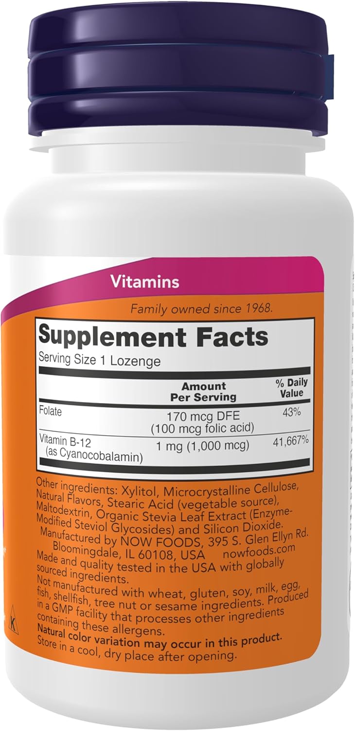 Vitamin B-12 1000 mcg Now Foods 2