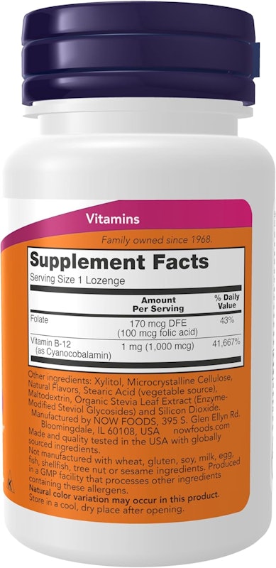 Vitamin B-12 1000 mcg Now Foods 2