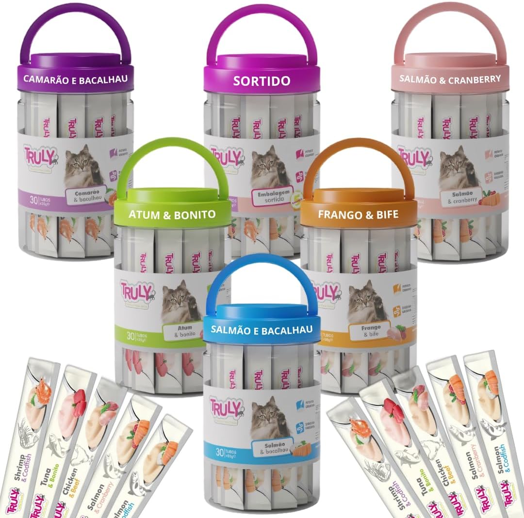 Petisco para Gato Truly Creamy Atum e Bonito 5
