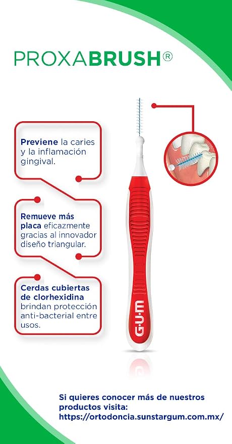 Escova Interdental Proxabrush 0,8 mm  2