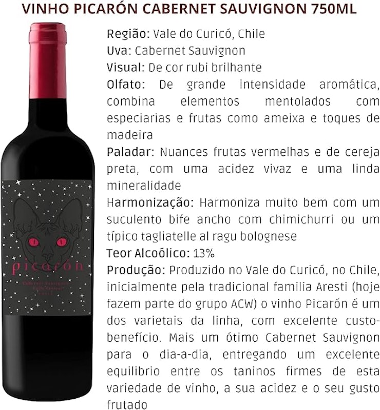 Vinho Cabernet Sauvignon 4