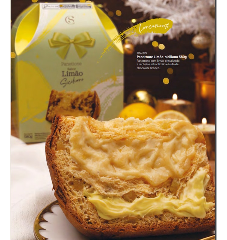 Panetone de Limão Siciliano 580 g 2