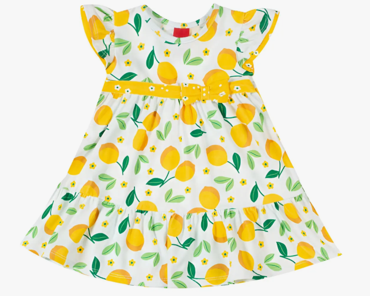 Vestido Infantil Verão Frutinhas 3