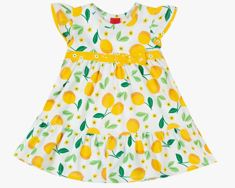 Vestido Infantil Verão Frutinhas 3