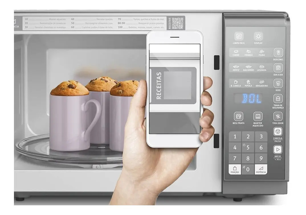 Micro-ondas Electrolux 31 L Cor Inox Espelhado 5