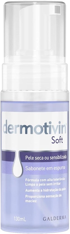 Dermotivin Soft Sabonete Espuma de Limpeza Facial 1