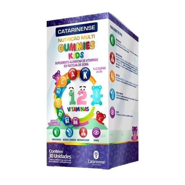 Polivitamínico Gummies Kids Catarinense Nutrição Multi 3