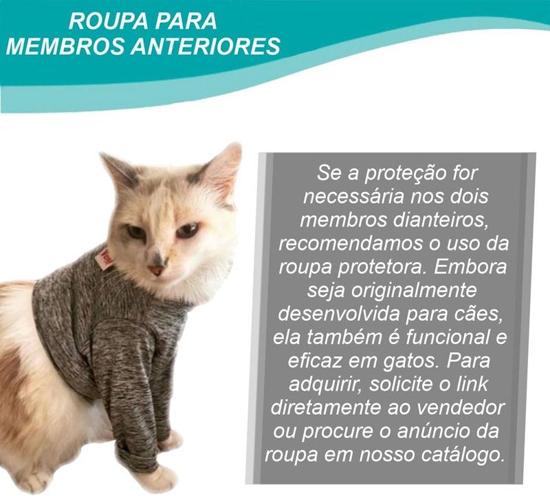 Protetor de Perna Traseira e Dianteira para Gato 5