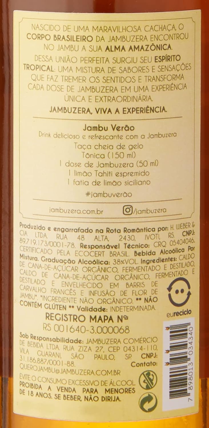 Cachaça com Jambu Orgânica 3