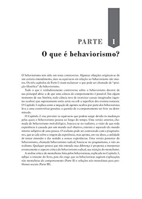Compreender o Behaviorismo: Comportamento, Cultura e Evolução 3