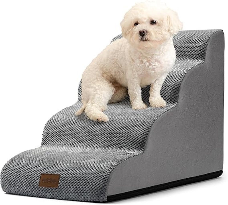 Escada Pet com 4 Degraus Curvos 1