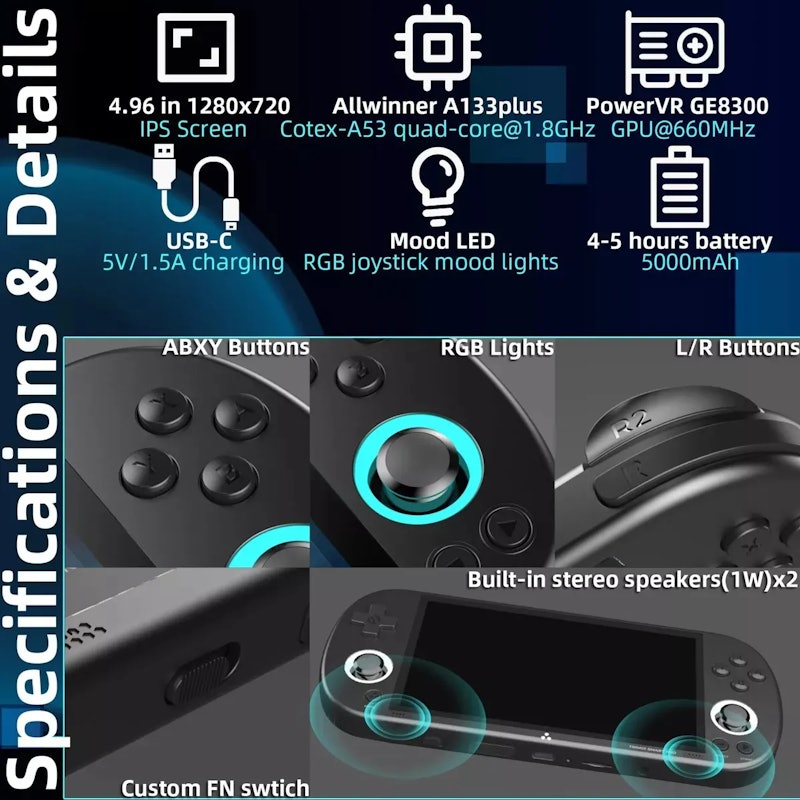 Smart Pro Video Game Console 64 GB Trimui 5