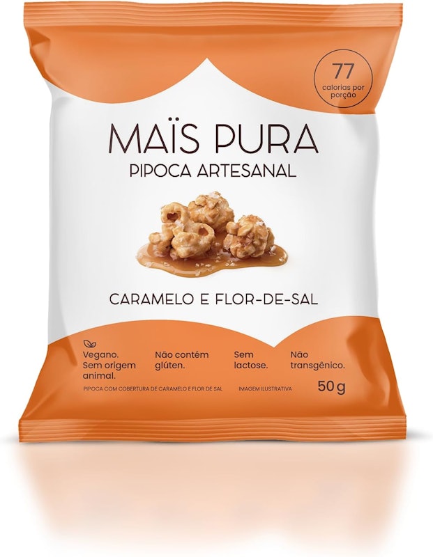 Pipoca Artesanal Mais Pura Caramelo & Flor de Sal 1