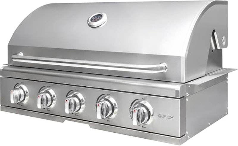 Churrasqueira a Gás Alluma Essential Em Inox de Embutir 5 Queimadores 1
