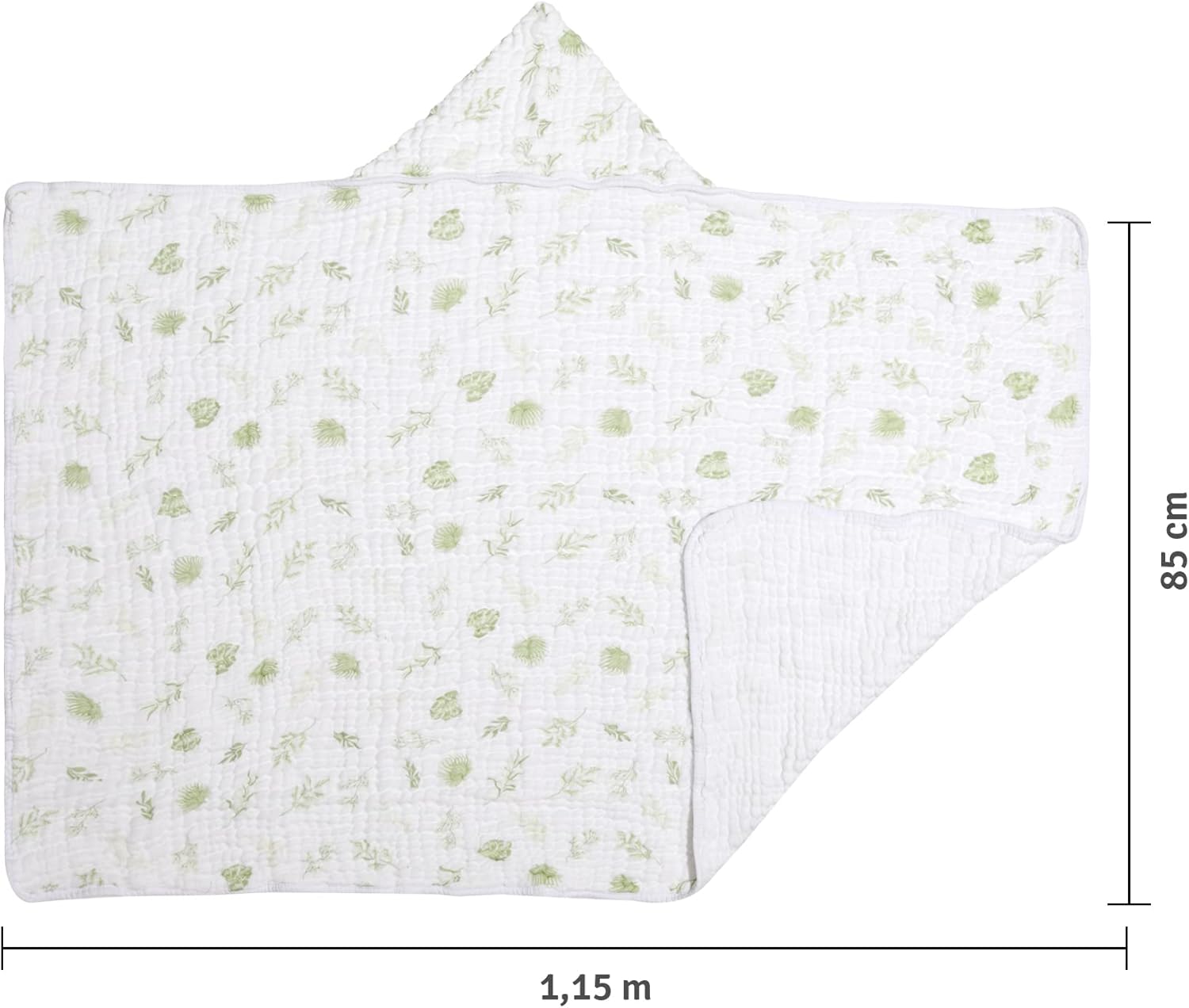 Toalha de Banho Soft Bamboo Mami com Capuz Estampada 1,15 m x 85 cm 4