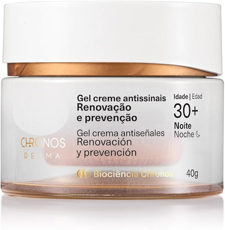 Gel Creme Antissinais Renovação e Prevenção 30+ Noite Chronos 1