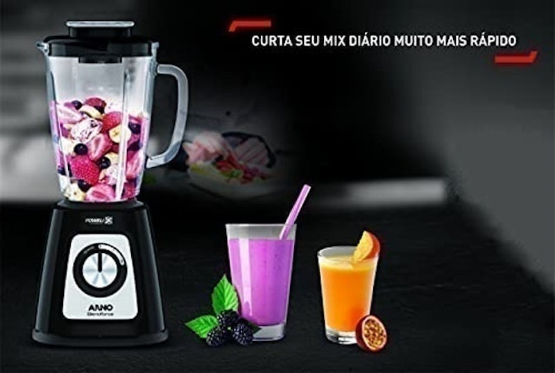 Liquidificador Arno Blendforce com Jarra de Vidro Preto 2