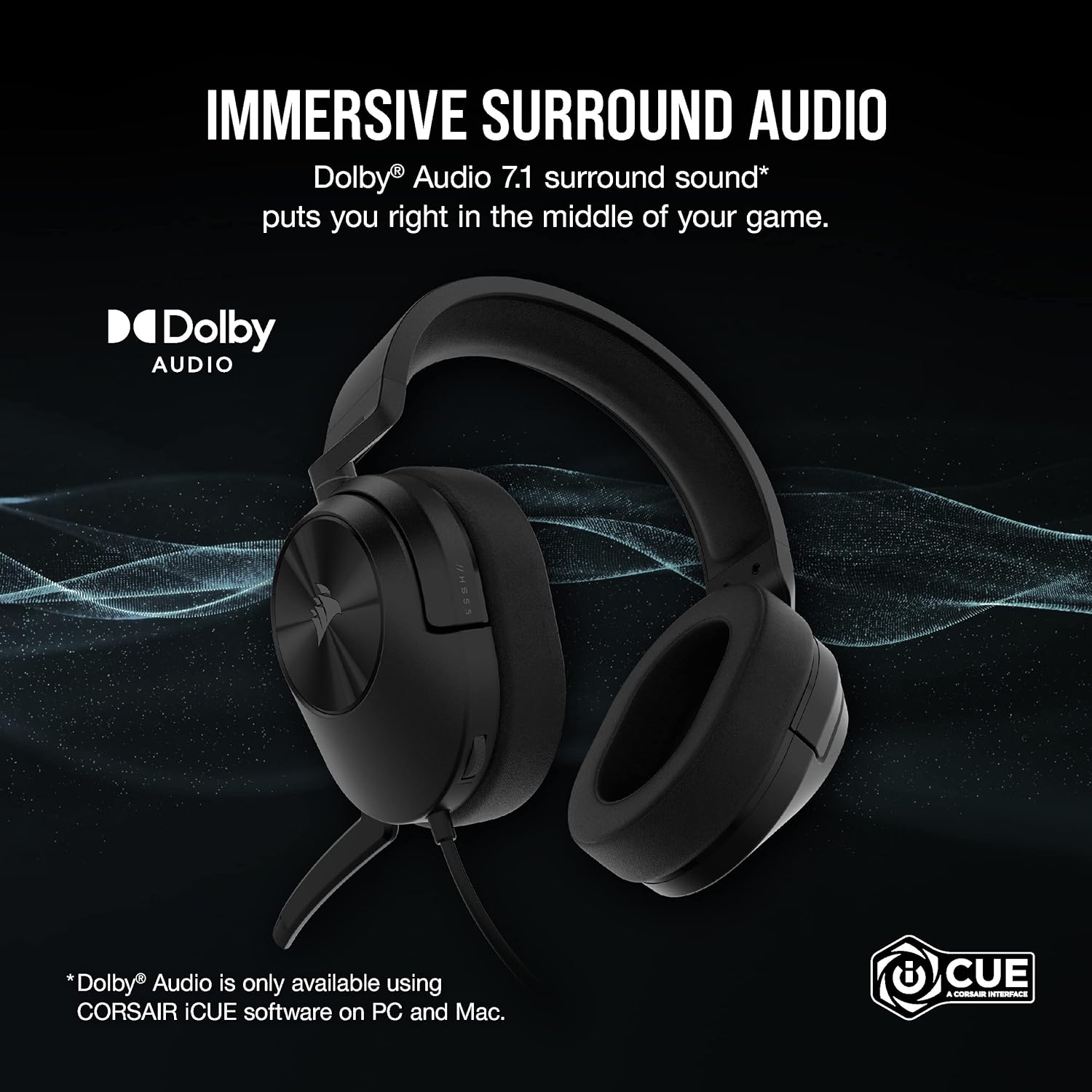 Headset Gamer Corsair HS55 Surround 3