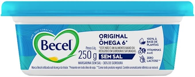 Margarina sem Sal Becel 250 g 1