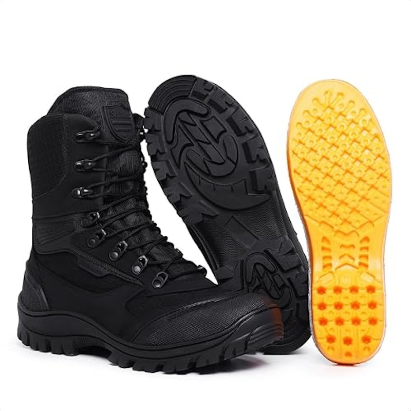 Coturno Masculino Militar Cano Alto Blaqueado 1