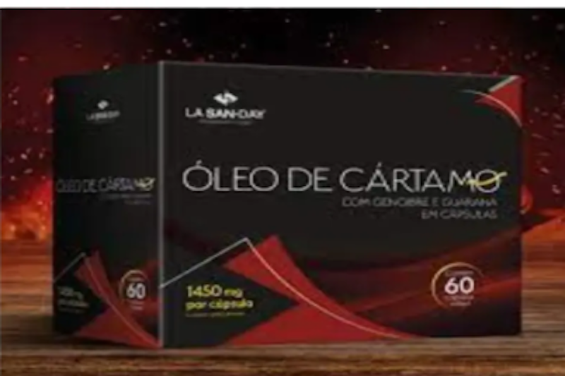 Óleo de Cártamo + Gengibre + Guaraná 60 Cápsulas 4