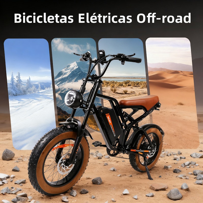 Bicicleta Elétrica para Adultos 1000 W Bemmy 2