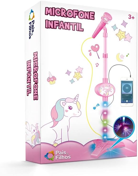 Microfone Infantil Pais & Filhos 2