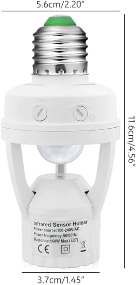 Sensor de Presença com Fotocélula para Lâmpada Soquete  3