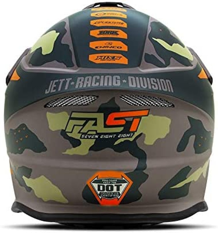 Capacete Jett Cross Fast Factory Edition 3 4