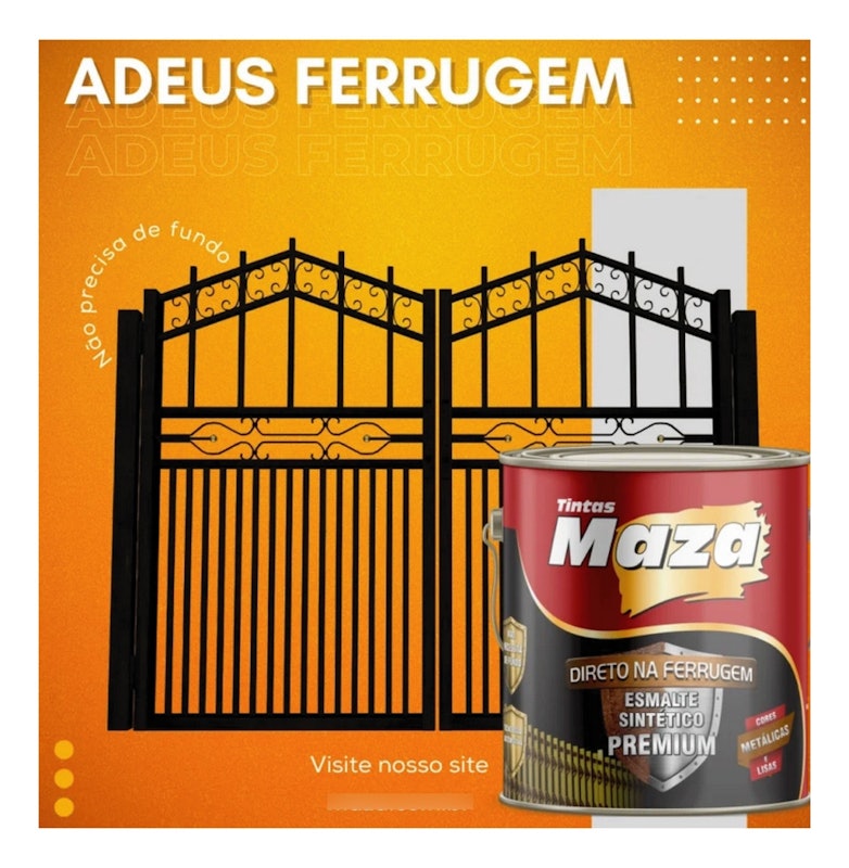 Esmalte Sintético Direto na Ferrugem 3